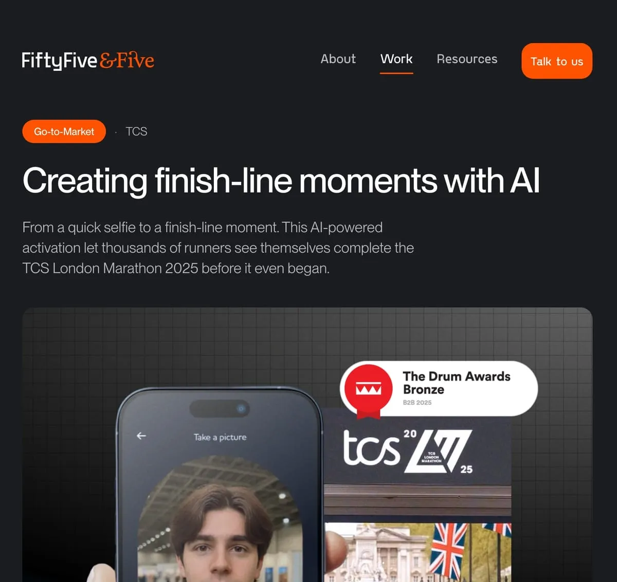The Fifty Five and Five AI powered marketing agency website, built on Hugo and edited with Claude Code