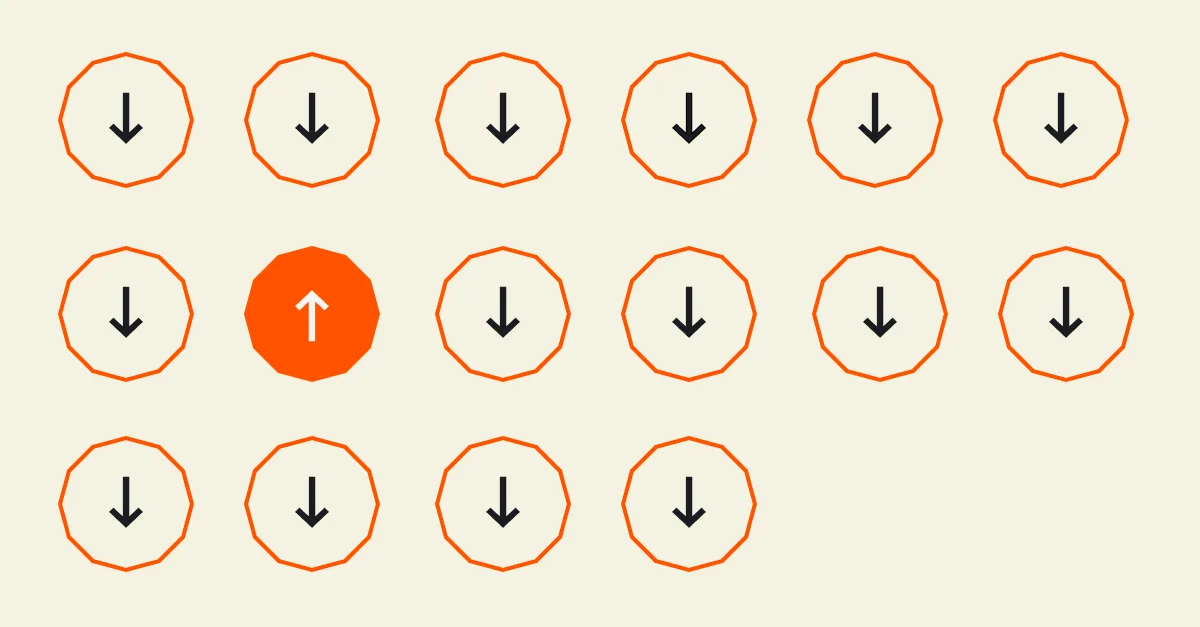 Colorful illustration of emails representing an AI powered marketing agency's outreach strategy.