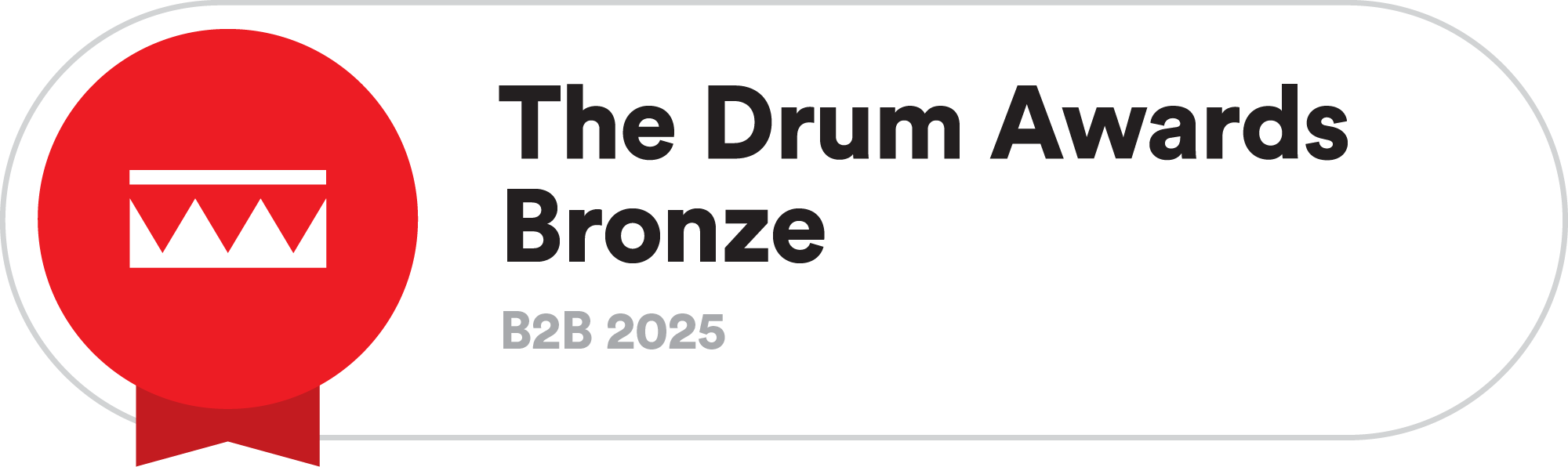 The Drum Awards Bronze - B2B 2025