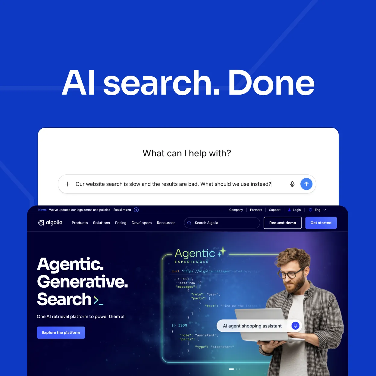 Repositioning AI search for enterprise — Algolia