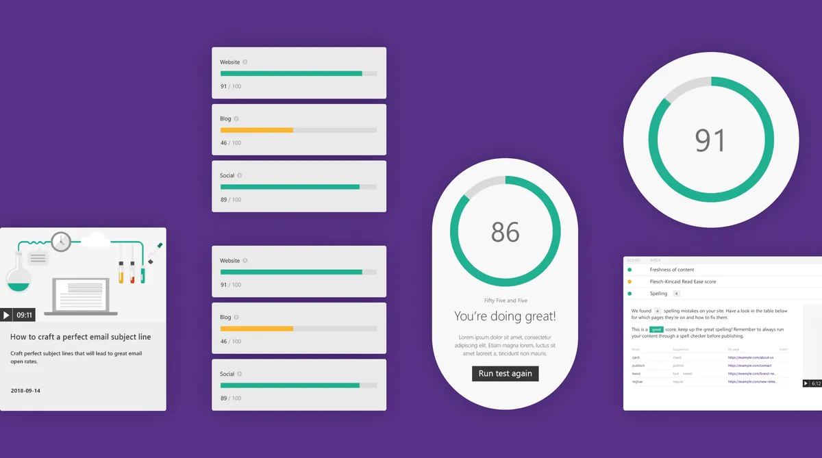 The Partner Benchmarking Tool dashboard, scoring Microsoft partners' marketing