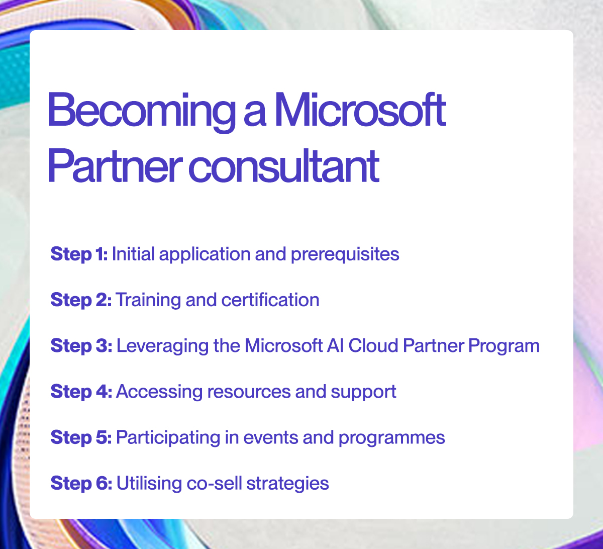 6 steps to becoming a Microsoft Partner consultant