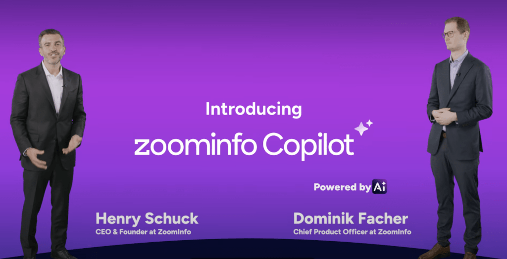 Zoominfo copilot promotional video